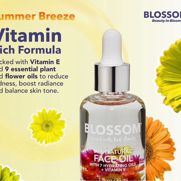 Blossom All Natural Face Serum & Eye Serum. .5 fl oz ea. - Picture 3 of 9